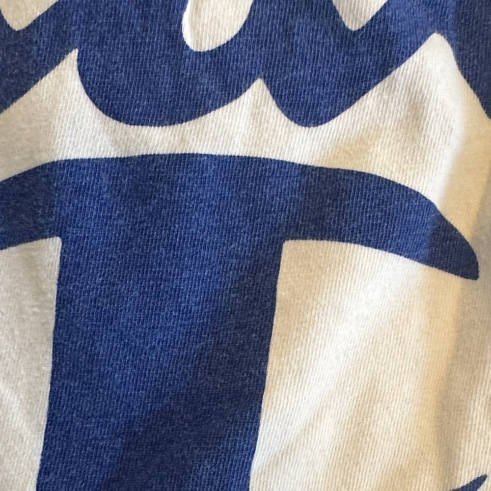 Champion Heritage White Tee with Blue Accents - Medium - Picture 4 of 4